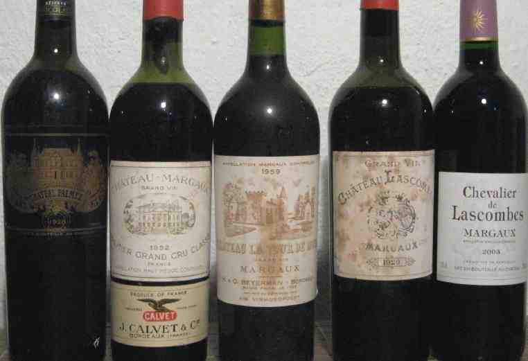 margaux, bottles